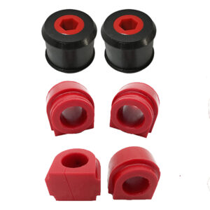 PSB 640 MINI Cooper 00-15 Front Lower Control Arm Wishbone Poly Bushings Red 