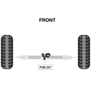 1x Lexus GS (98-05) Steering Rack and Pinion Bushing Kit - Image 3