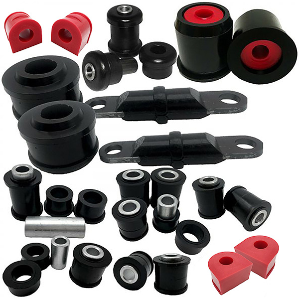 PSBushings Complete Rear Polyurethane Bushing Kit For Mazda B Series (1986-1993) – 12 Pieces