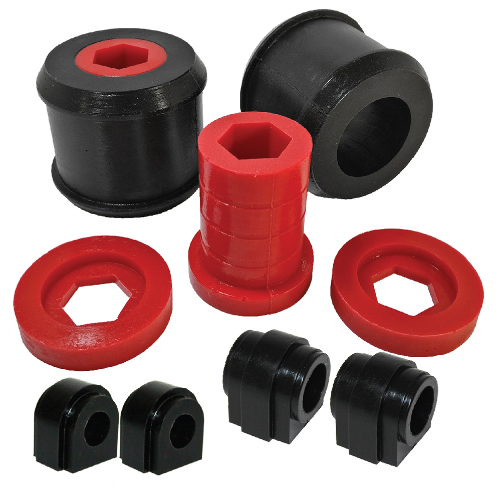 AUTOACER Polyurethane Bushing Kit – Rear Upper & Lower Wishbone Arms – 8 Pcs For Mini Cooper