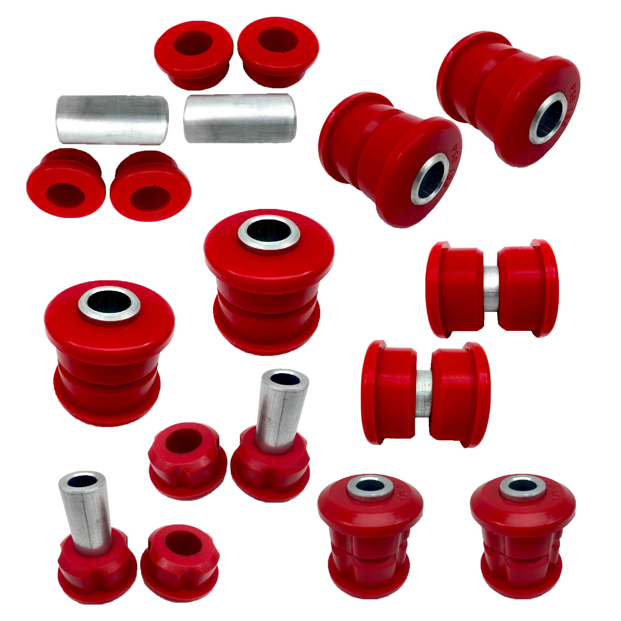 thumbnail image 2 of Flo-Flex Polyurethane Rear Suspension Bush Kit – Ford Escort MK1, Orange, Lifetime Warranty, UK Made 2 of 5