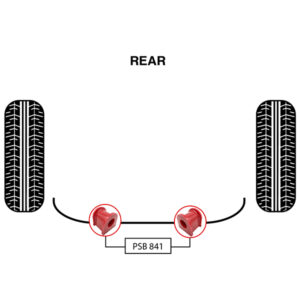2x VW Crafter (06-16) Front Sway Bar Polyurethane Bushing - 24mm - Image 3